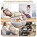 FANTASK Hundebett für Menschen und Hunde, riesiges Human Dog Bed mit Kissen & Decke, orthopädisch | flauschig | waschbar