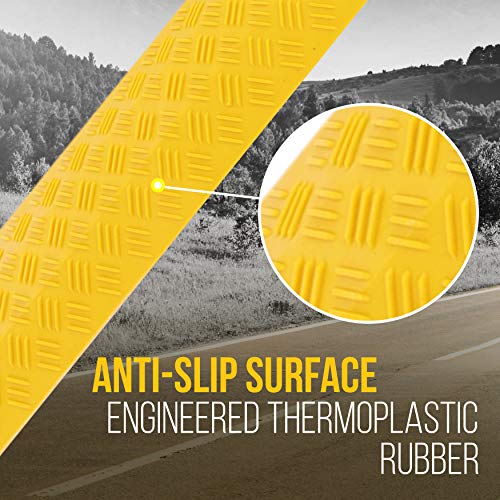 Durable Cable Ramp Protective Cover - 2,000 Lbs Max Heavy Duty Drop Over Hose & Cable Track Protector, Safe In High Walking Traffic Areas - Cable Concealer For Outdoor & Indoor Use - Pyle Pcblco19 #TOP4