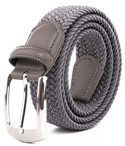 Image of Fabio Valenti Canvas Elastic Fabric Woven Stretch Braided Belts for Men Women Junior with Multicolored /Full Sizes