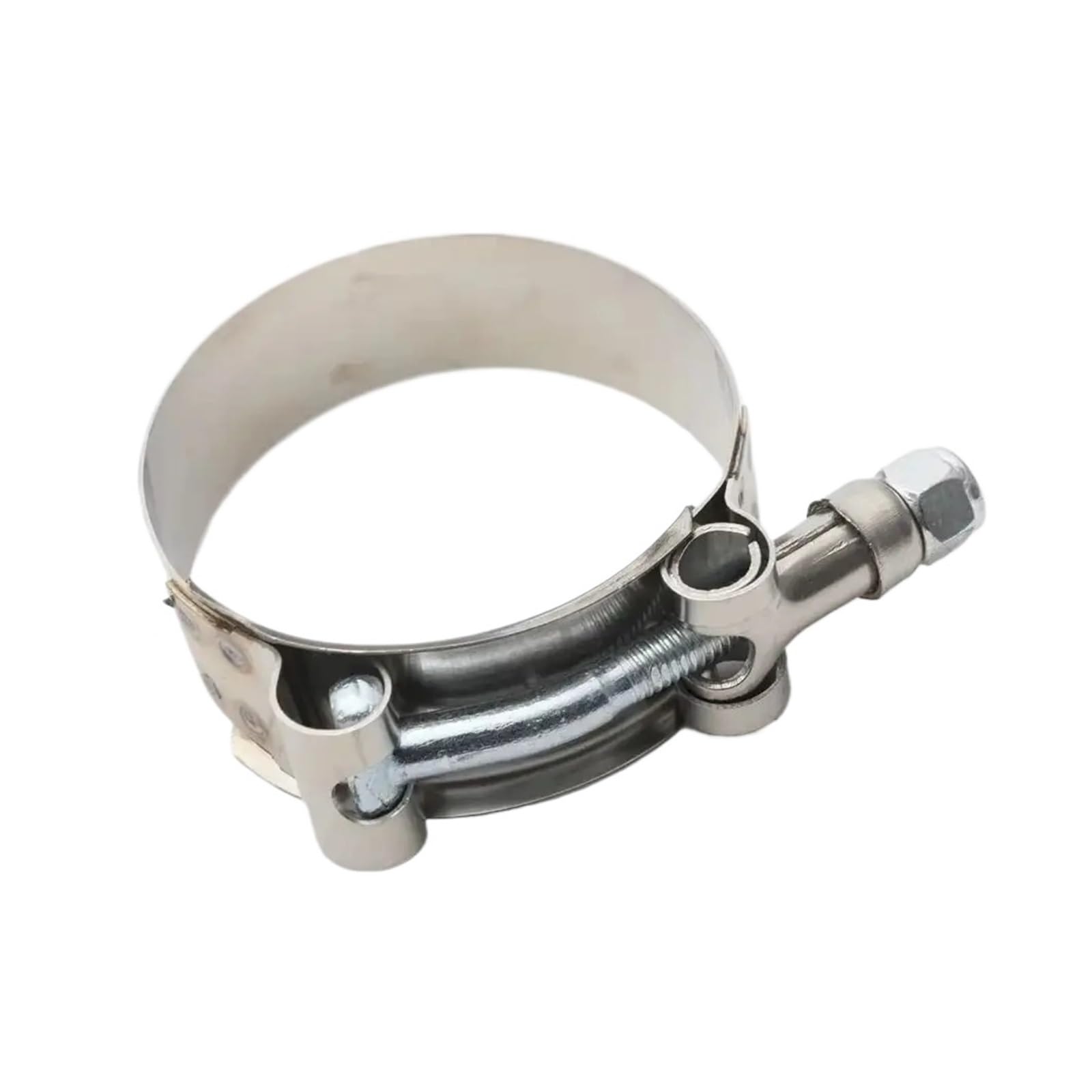 5pcs Reliable Stainless Steel T-Bolt Clamp 42mm-109mm
