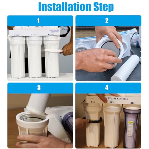 Eiahonen 3.5" OD Water Filter O-Ring for Reverse Osmosis Water Filter Housings, Replacement for ROES-50 Water Filter O-Ring Accessories (3 Pack)