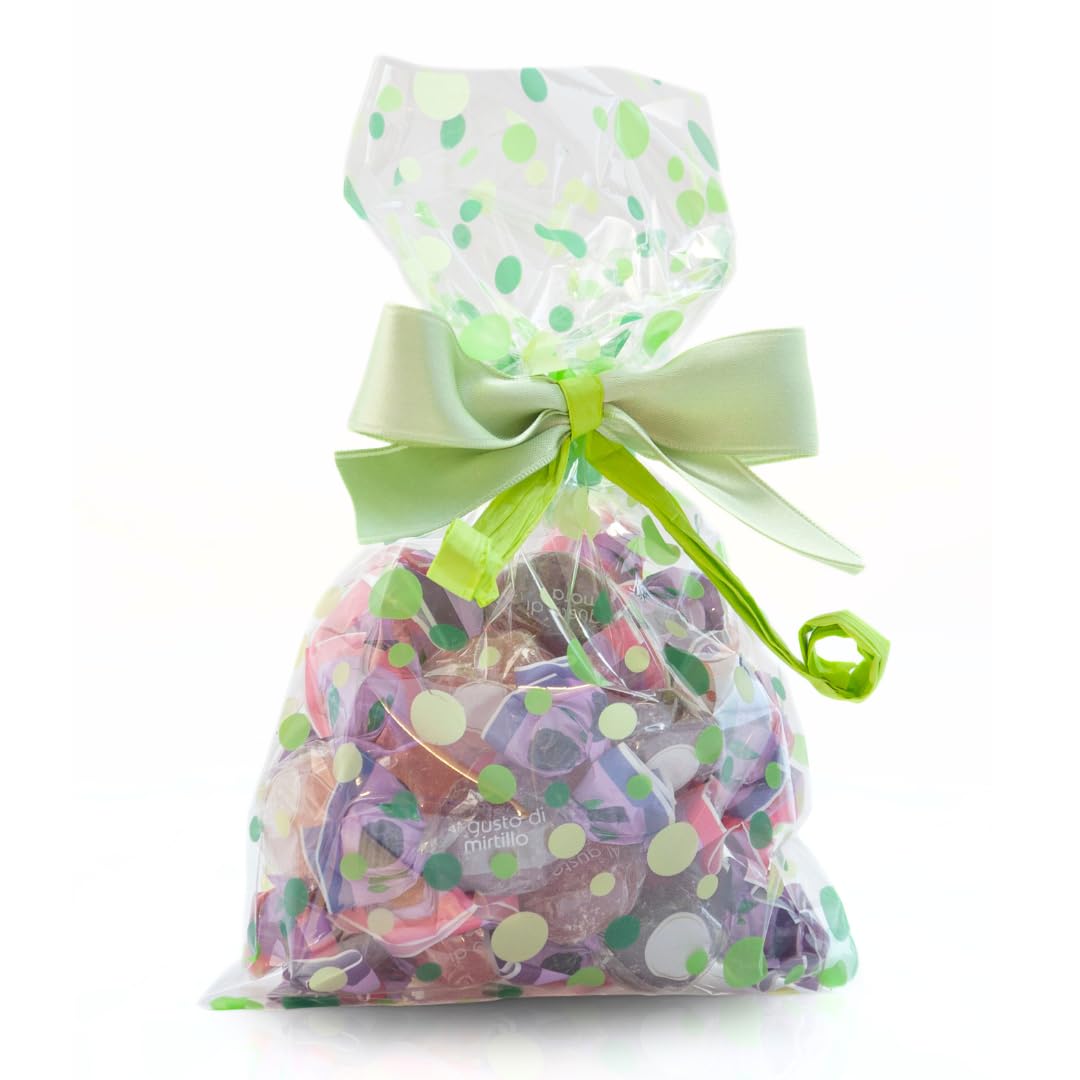 Italpak Clear Food Bubble Bags 15x25 cm green