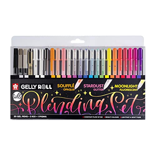 SAKURA Gelly Roll x Frau Hölle Set 24 pour dessiner et colorier vos carnets
