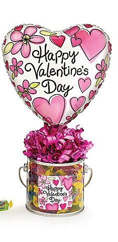 Valentain's Paint CAN with Balloon (Design #1)