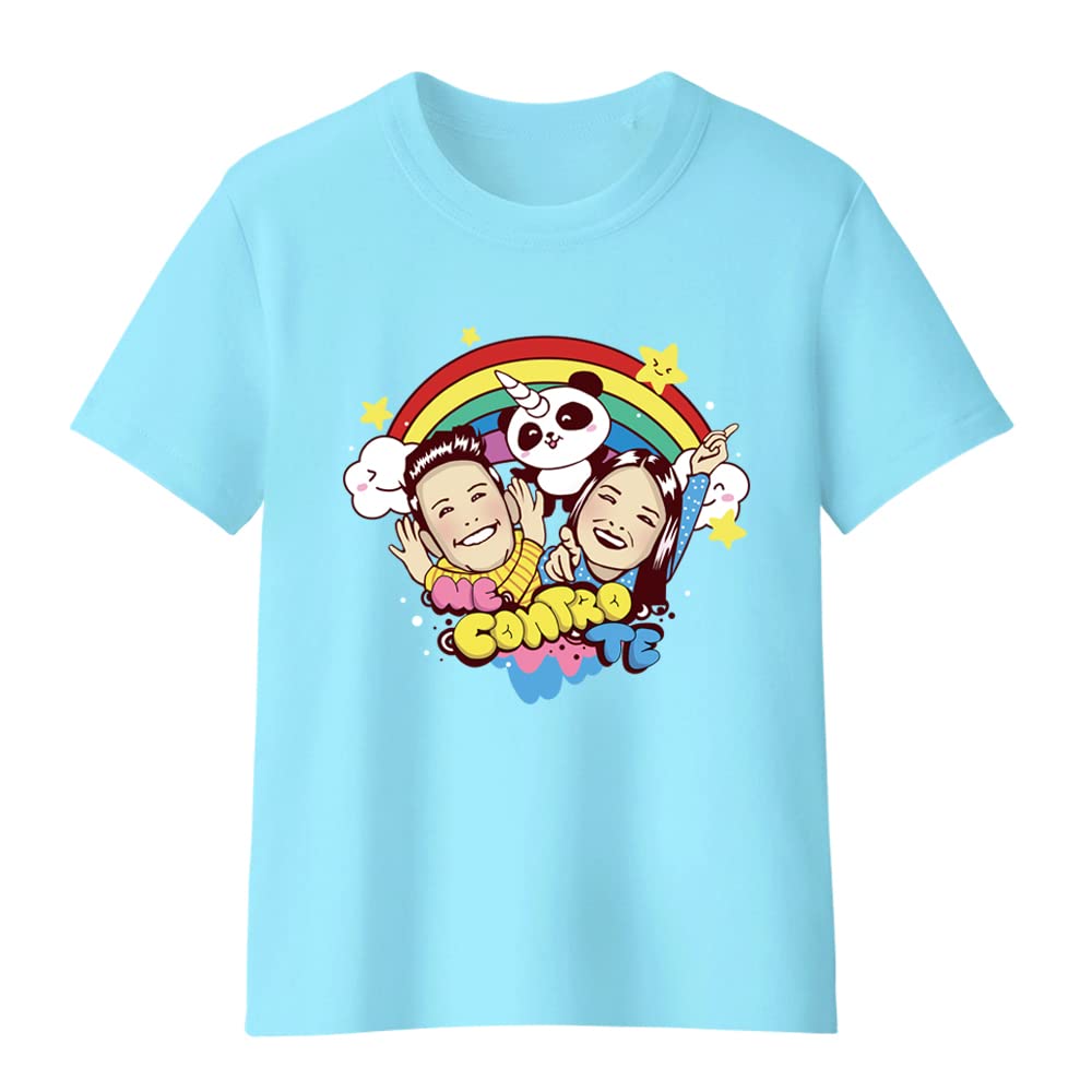 JULGIRL T-Shirt Maglietta a Naniche Corte in Cotone per Ragazze Maglietta per Mambini Morbida Tee Scollo Rotondo
