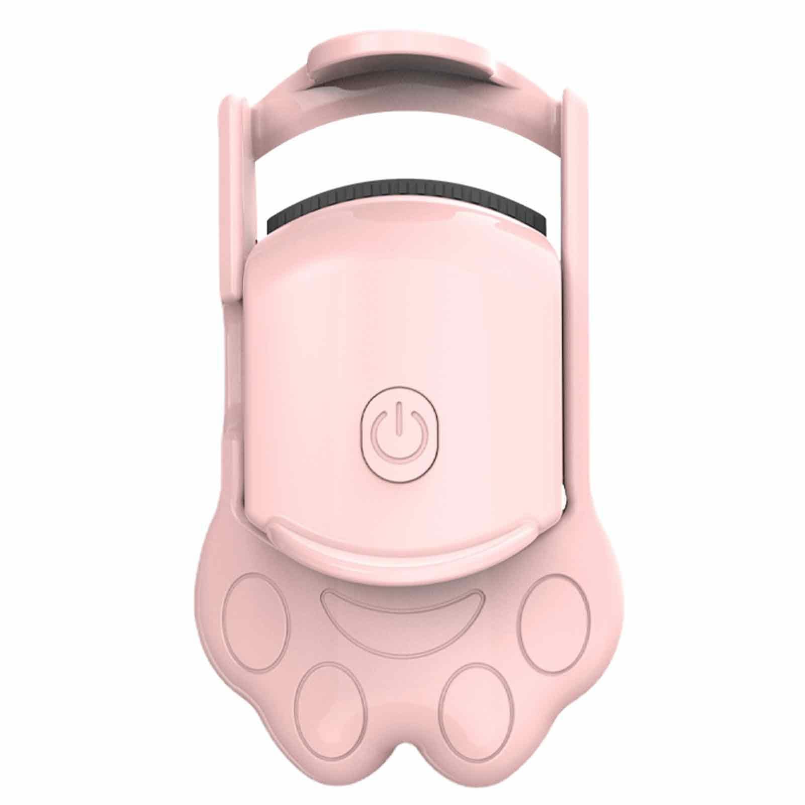 Heated Eyelash Curlers, USB Rechargeable Electric Eyelash Curler, Long-Lasting Heated Lash Curler with Quick Pre-Heat, Handheld Eyelash Heated Curler Lash Curling Tool for Natural Lashes