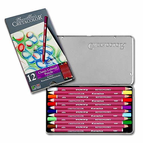 CRETACOLOR Karmina Classic Color Pencil Set of 12,Multicolour,270 12