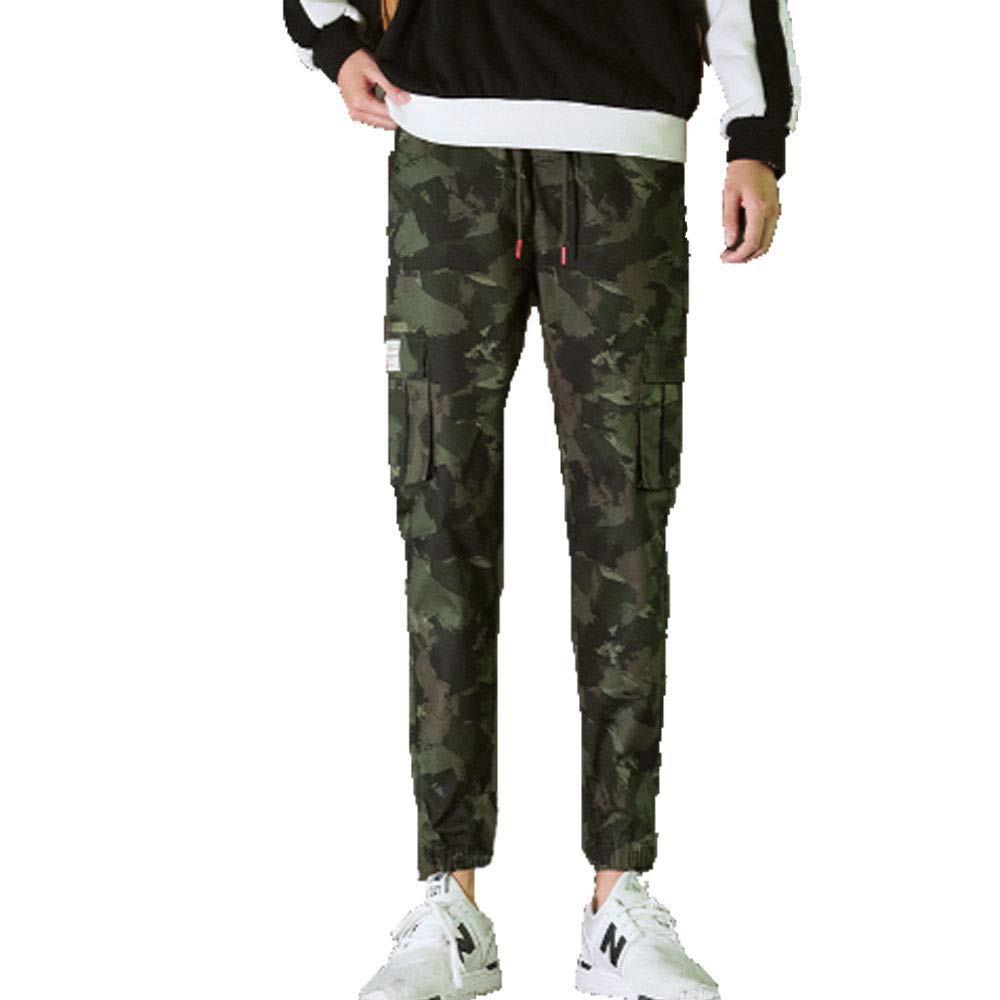 Amazon.co.jp: SKY4UU カーゴパンツメンズ 迷彩 ズボン 細身