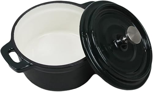 Miniatura 5 de Utensilios de cocina esmaltados de hierro fundido (sartén de 5 pulgadas, merlot)