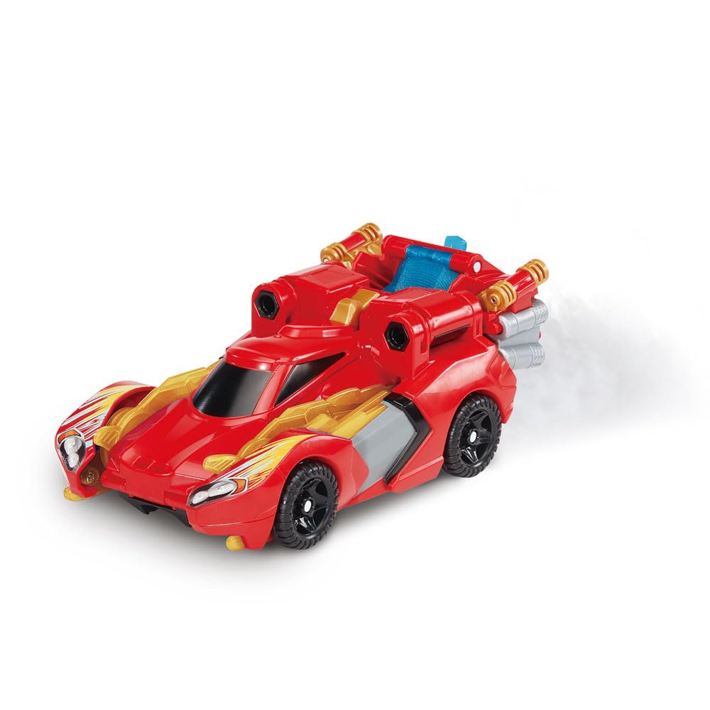 VTech - Switch & Go Dinos Combo Dragorex, Le Méga Dragon 2 en 1 - T-Rex Jouet Voiture de Course Transformable en Dragon Figurine Animé, Sons et Lumières - Cadeau Enfant Dès 4 Ans - Contenu en Français