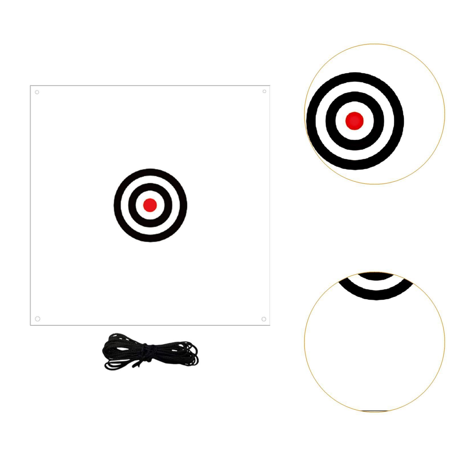 Vaveren Golf Target Cloth, Golf Practice Hitting Net with Rope, Training Equipment Portable Golfing Practice Net for Golfing