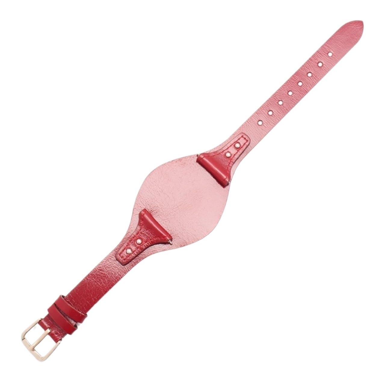 FYXT Dernier bracelet en cuir de charme 18mm de montre compatible avec fossile Es3616 ES3838 ES4114 Bande avec barre de dégagement rapide Mat