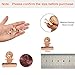 Small Bulldog Clips Rose Gold - Coideal 30 Pcs Mini Metal Binder Bull Clips Hinge Paper Clip Office Clamps for Picture Photos (22mm)