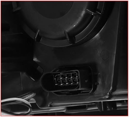 Miniatura 3 de KarParts360 Para el lado del conductor de faros delanteros Peterbilt 579 2012-2020  Carcasa cromada  Barra de luz LED  luces de señal  halógeno