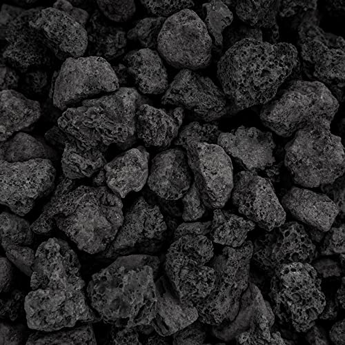 Image of Onlyfire 10Lbs Black Lava Rock for Fire Pit /Fireplace /Gas Grill /Landscaping