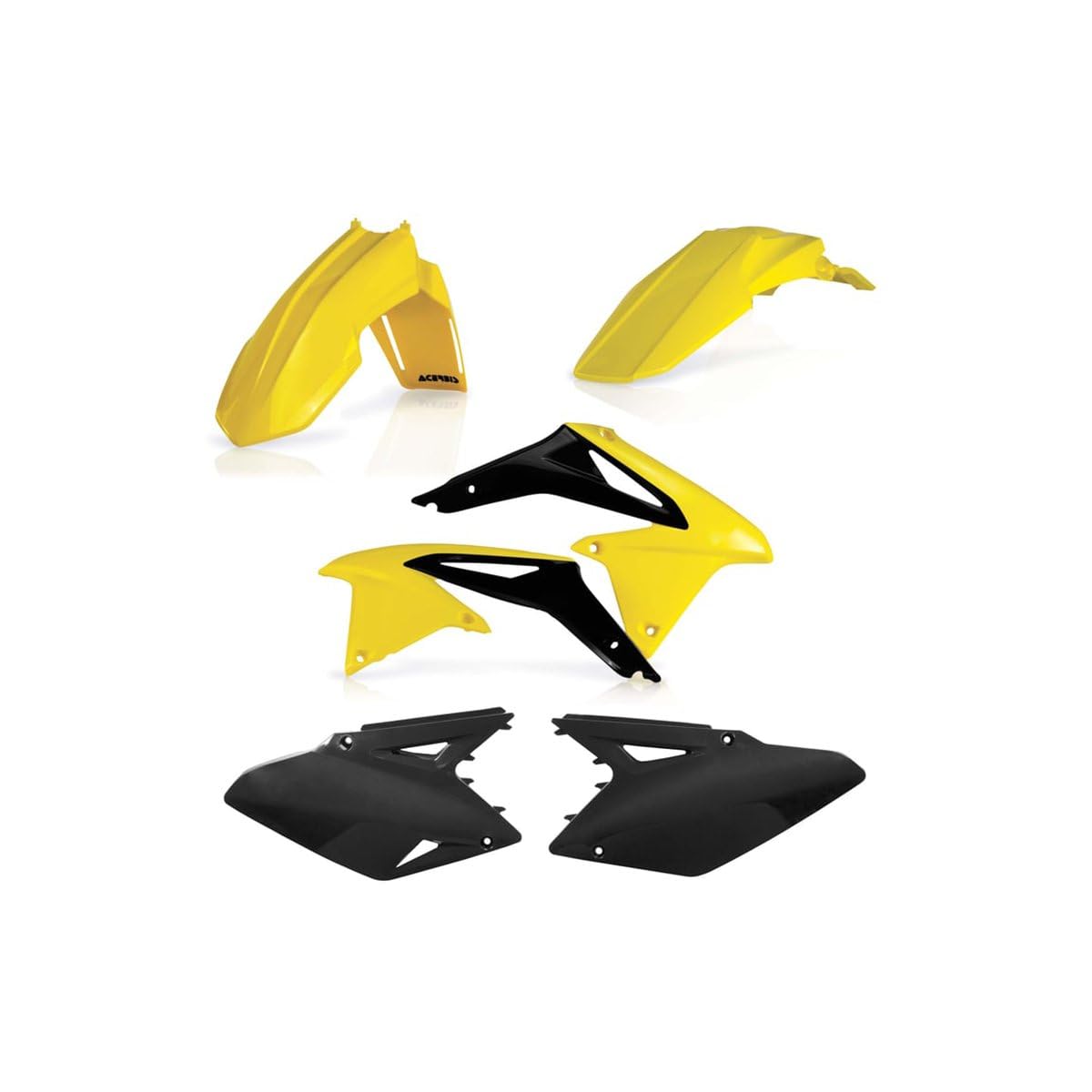 Amazon.com: Acerbis Replica Plastic Kit Original 17 Yellow/Black