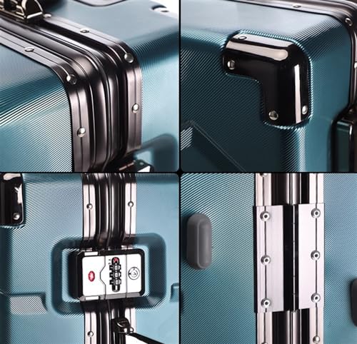 Travel Suitcase Lightweight Luggage Scratch-Resistant Large Capacity No Zipper Luggage for Travel Suitcase Carry-on Luggage(E,20in)3