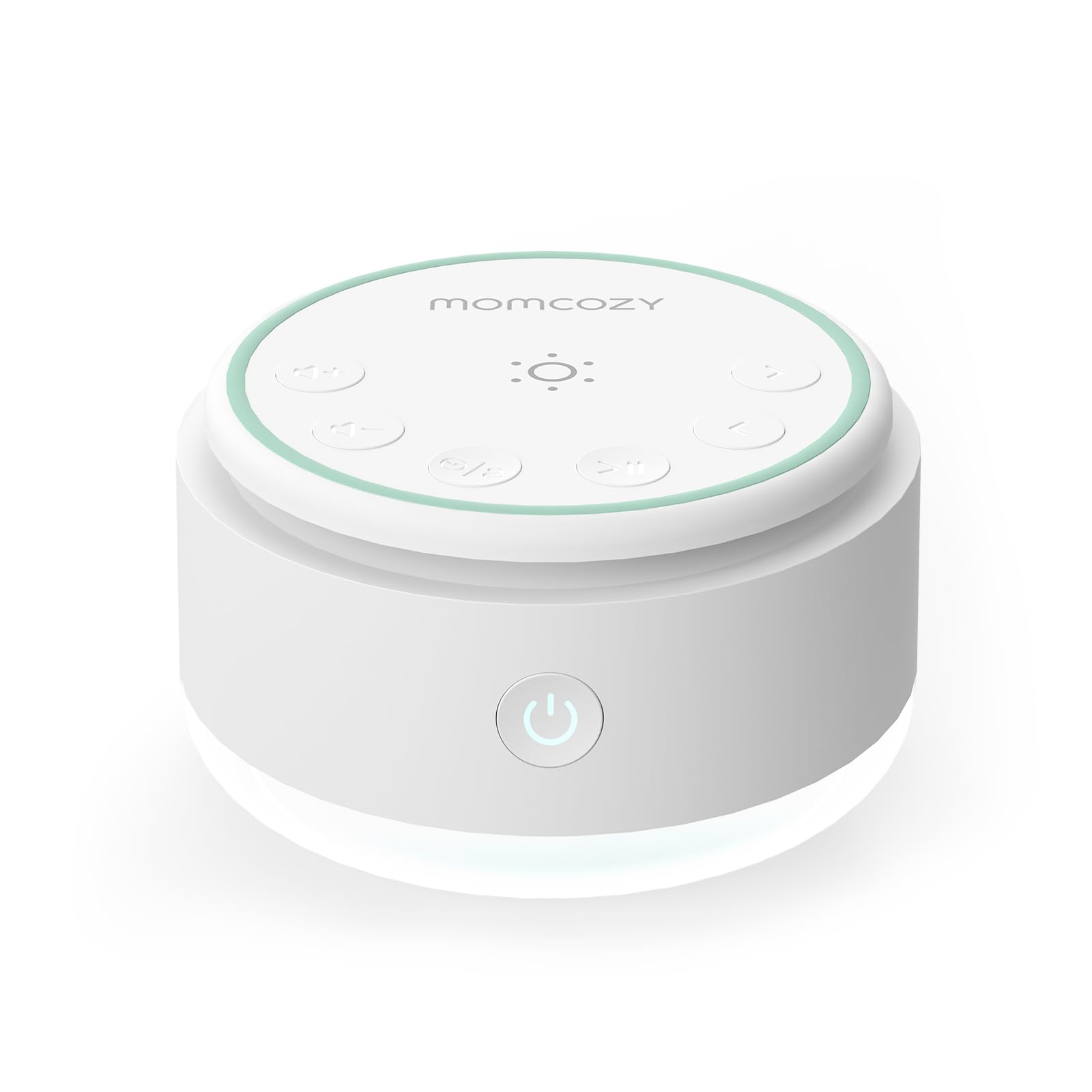 Momcozy Sound Machine - 20 Suoni Rilassanti & Luce Touch, Rumore Bianco Portatile per Bambini e Adulti con Timer del Sonno e Memoria | Compagna di Viaggio Perfetta & Must-Have per la Cameretta