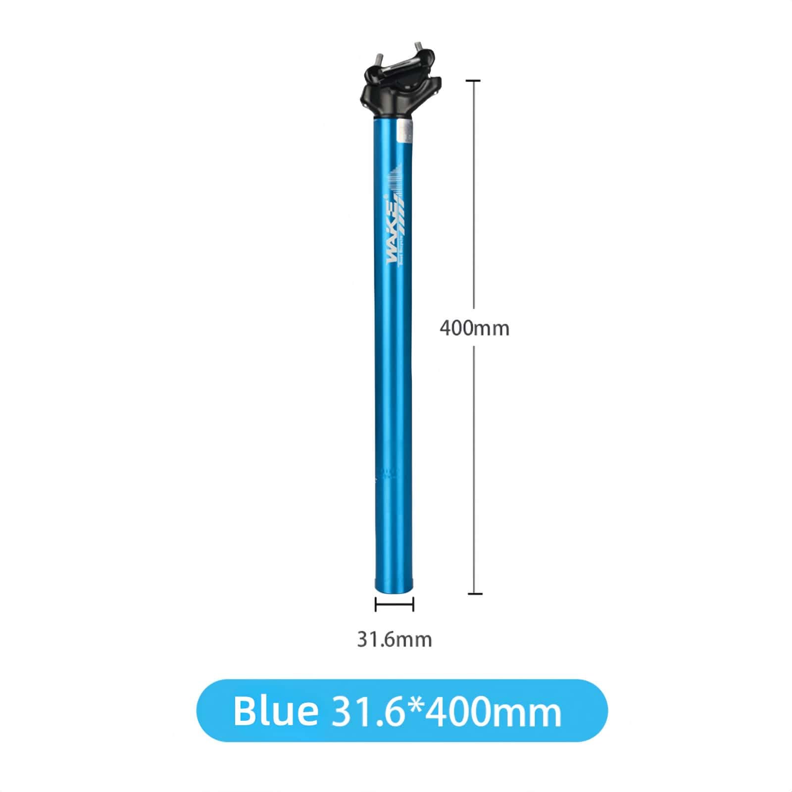 Reggisella per bici in lega di alluminio, spessore 27,2 mm, 30,9 mm, 31,6 mm, 400 mm, regolabile, per mountain bike, bici da strada, mountain bike, BMX