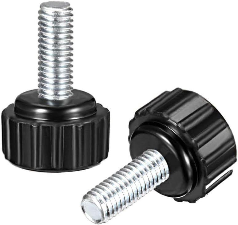 Boxonly Knurled Thumb Screw for Saw Drill Press Lathe and Routing Jigs Packaging Machinery Printing Equipment Clamping Knobs Grip Threaded Hand Bolt Knobs M5 x 15mm 8pcs - Image 4