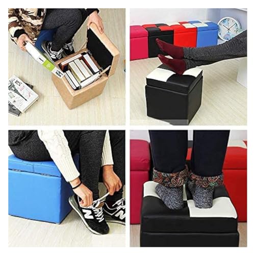 Pouf de rangement pour optimiser un petit espace noir