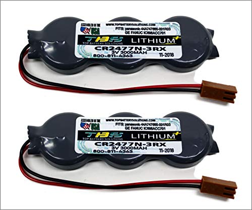Batería 2PC CR2477N-3RX para Fanuc PLC 44A747665 1R03 miniatura 1