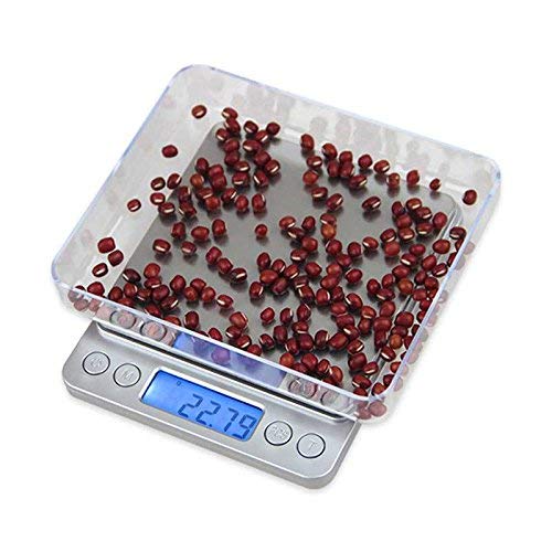 Báscula electrónica portátil de bolsillo LCD miniatura 7