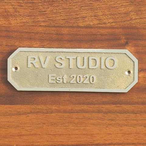 Customized Brass Door Sign Plaques| Traditional| Easy DIY Installation Plaques| Best Home Decor Plaques| Plaques for Gents, Ladies, Office, Laundry, Restroom, Push, Pull, Parking Cover