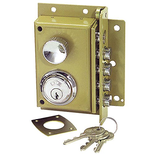 Jis 3012744 Cerradura 240 Pintada Dorada 11x7/ Derecha