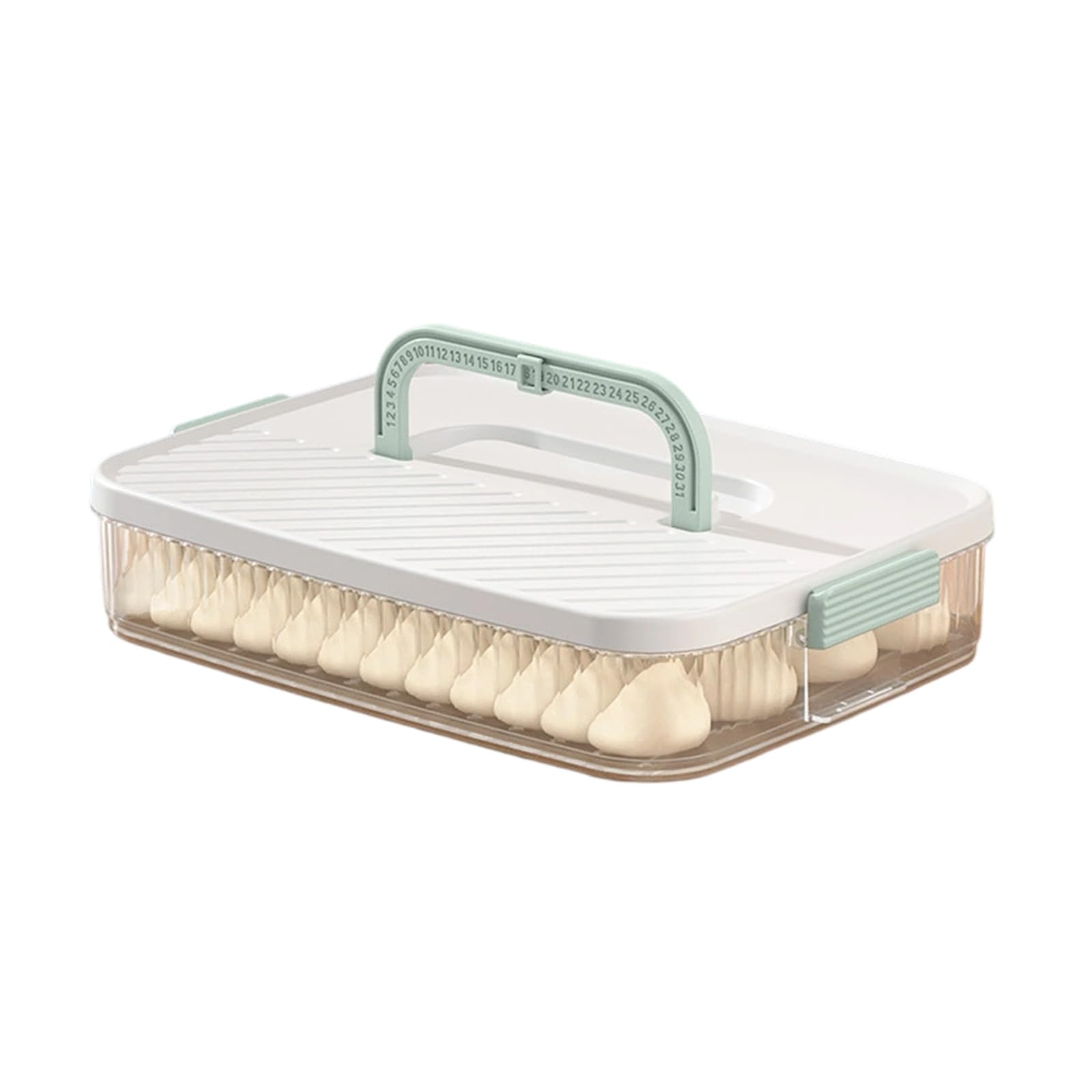 MICFENY Multi Layer Food Storage Box Stackable Dessert Storage Container With Lids For Easy Organization In Refrigerator
