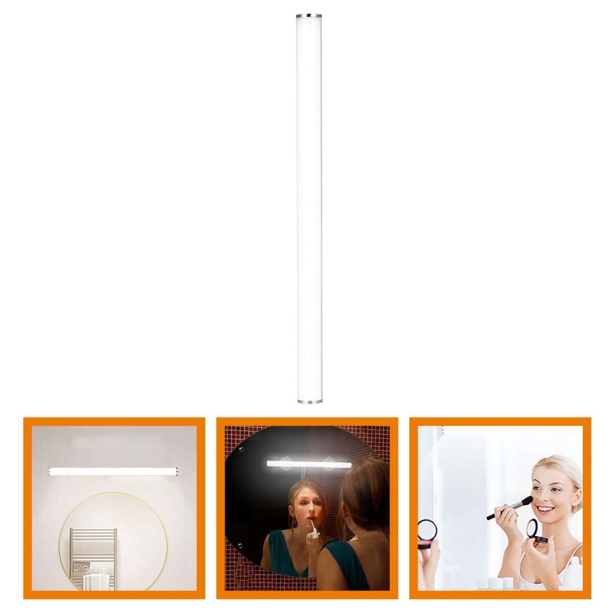 Luce Trucco LED Ventosa per Specchio Bagno, Portatile