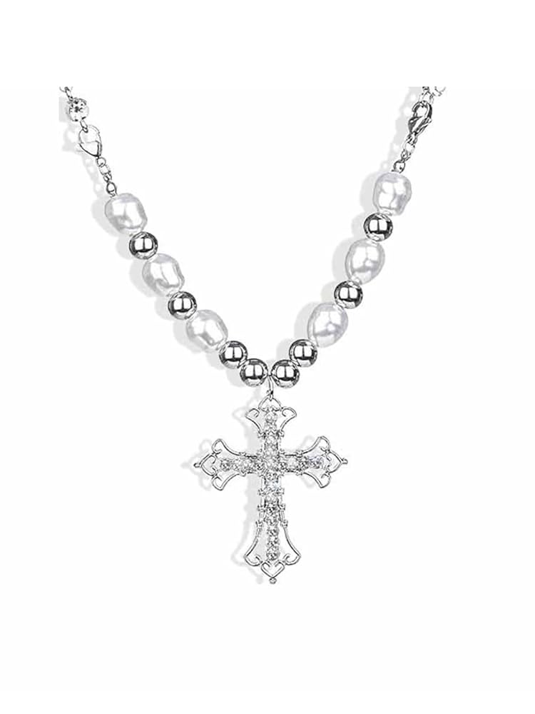Amazon.com: WZNBBOY Celtic Rhinestone Cross Necklace Silver Amazon.com: WZNBBOY Celtic Rhinestone Cross Necklace Silver