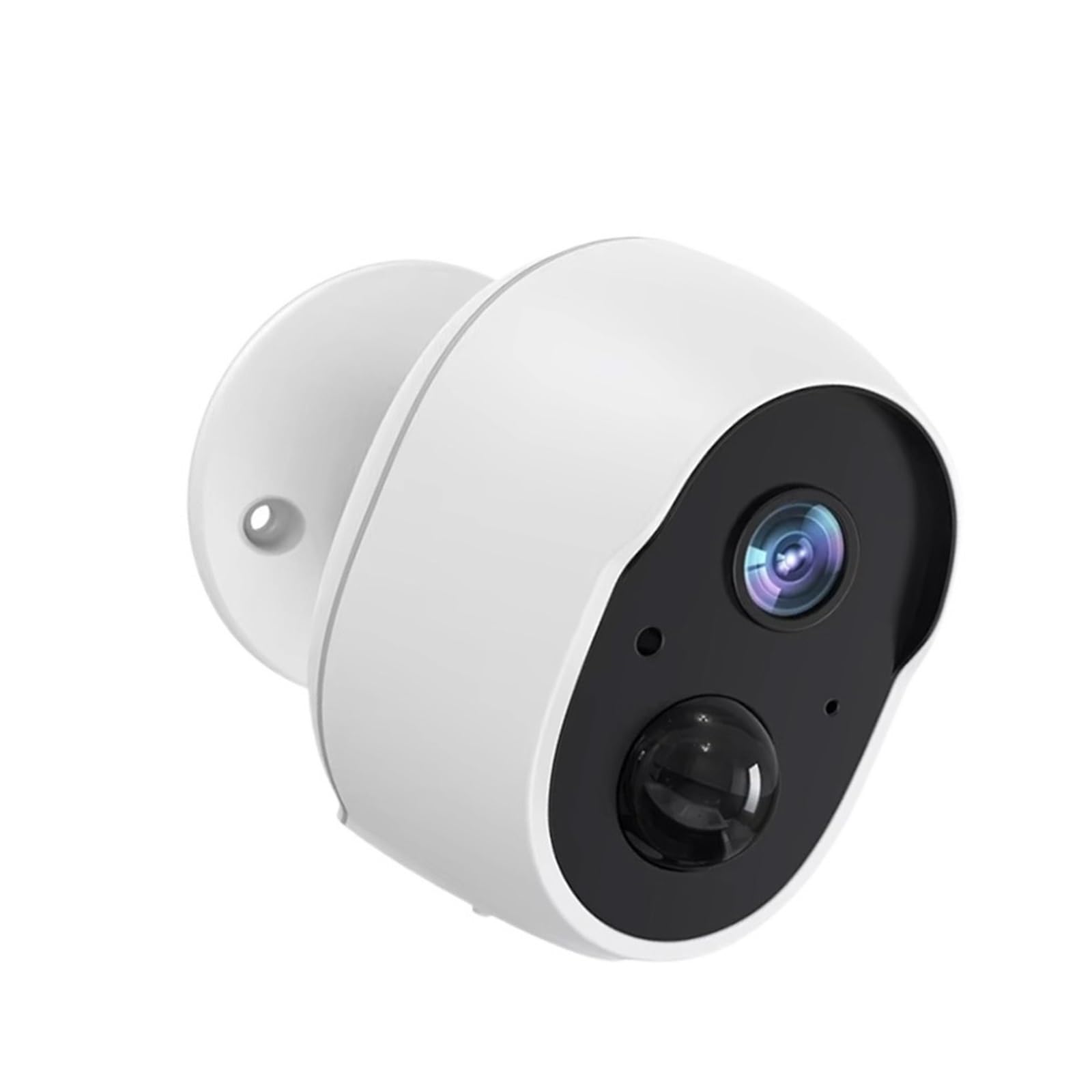 JVDDI 3MP Tuya Smart Life Battery Powered Outdoor WIFI Surveillance Security PIR Motion Detection Camera Night Vision(Camera 128G)