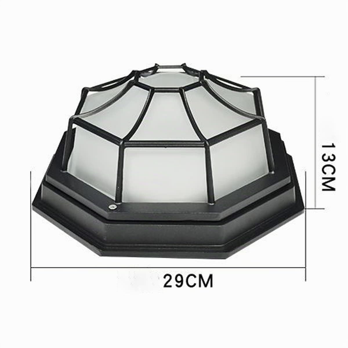 LED Retro Deckenlampe mit Bewegungsmelder,Wasserdichte IP54 Deckenleuchte aus Aluminium,Industrie Loft Rustikale Flurlampe,Antik Deckenbeleuchtung Außenlampe Decke Carport Überdachung Terrasse