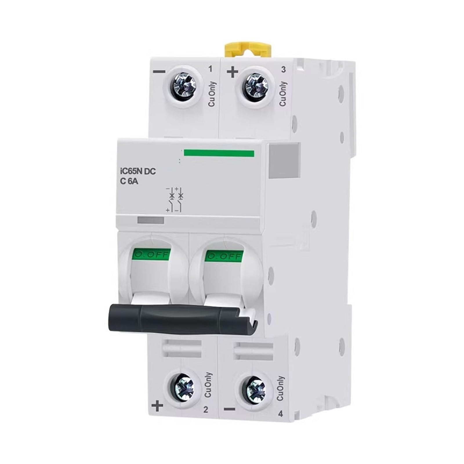 Leotnndq 2P Dc Circuit Breaker Ic65n-Dc 1P Switch C65n-Dc C10a 16A 20A 63A(,4A)