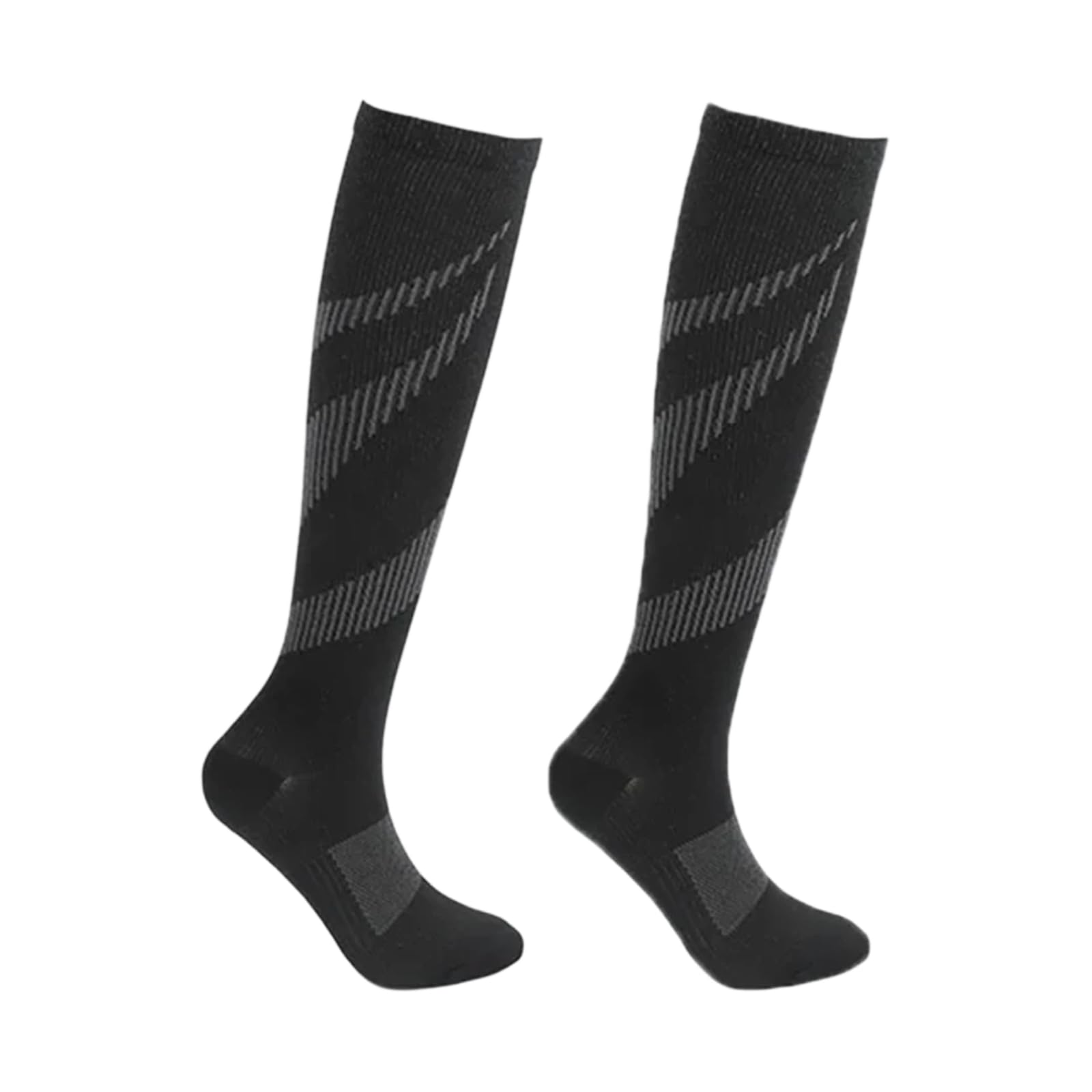 Calzini a compressione in nylon di cotone | Calzini sportivi da viaggio multicolori di diverse dimensioni: calcio da corsa