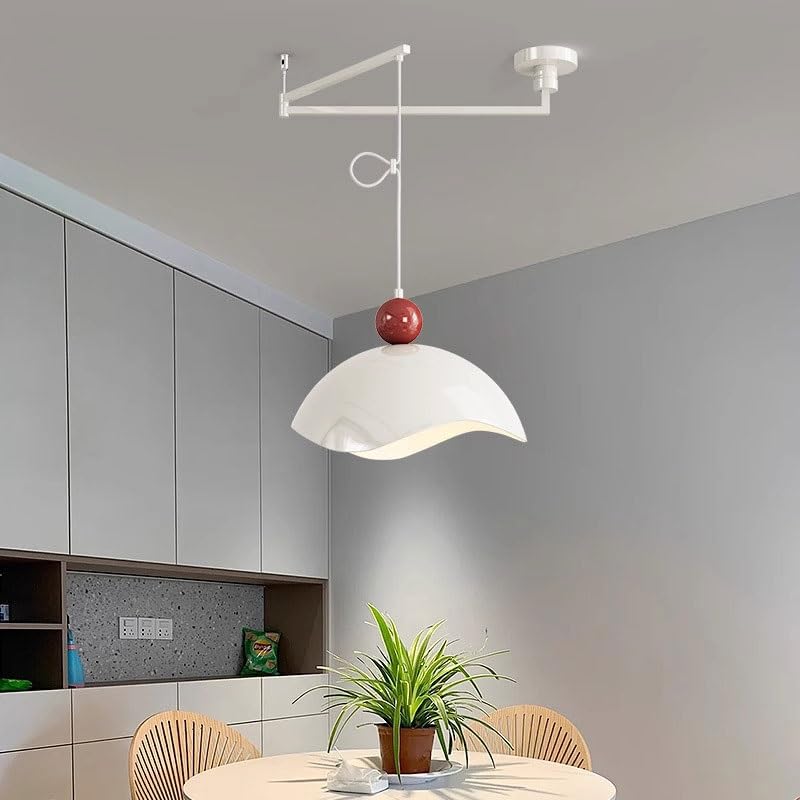 Lustre de salle à manger en fer et design de bascule créative - 3