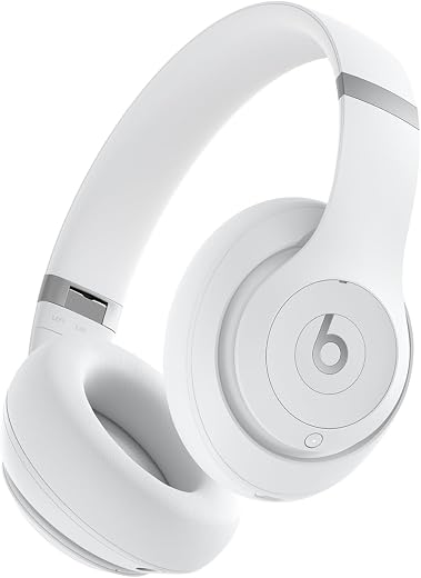 Beats Studio Pro ANC Wireless Headphones, Matte White, Bluetooth