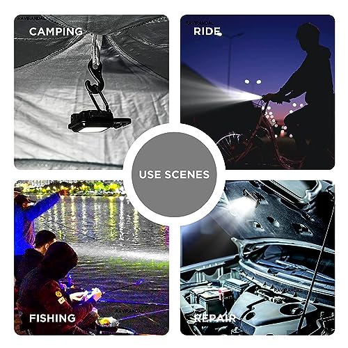 Image of LED Mini COB Flashlights High Lumens Bright Light Keychain Flashlight Portable USB Rechargeable Light 3 Light Modes with Folding Bracket,Bottle Opener for Fishing Walking Camping