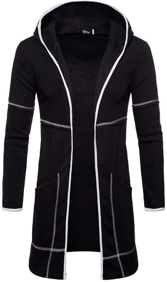 Chaqueta De Punto Con Capucha - Schwarze Kapuzenjacke In Größe XL