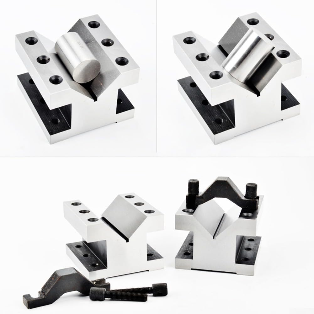 Paire de blocs en V assortis, pince de serrage VEE, outil de mesure, outil de bricolage, précision assortie de précision à 90 °