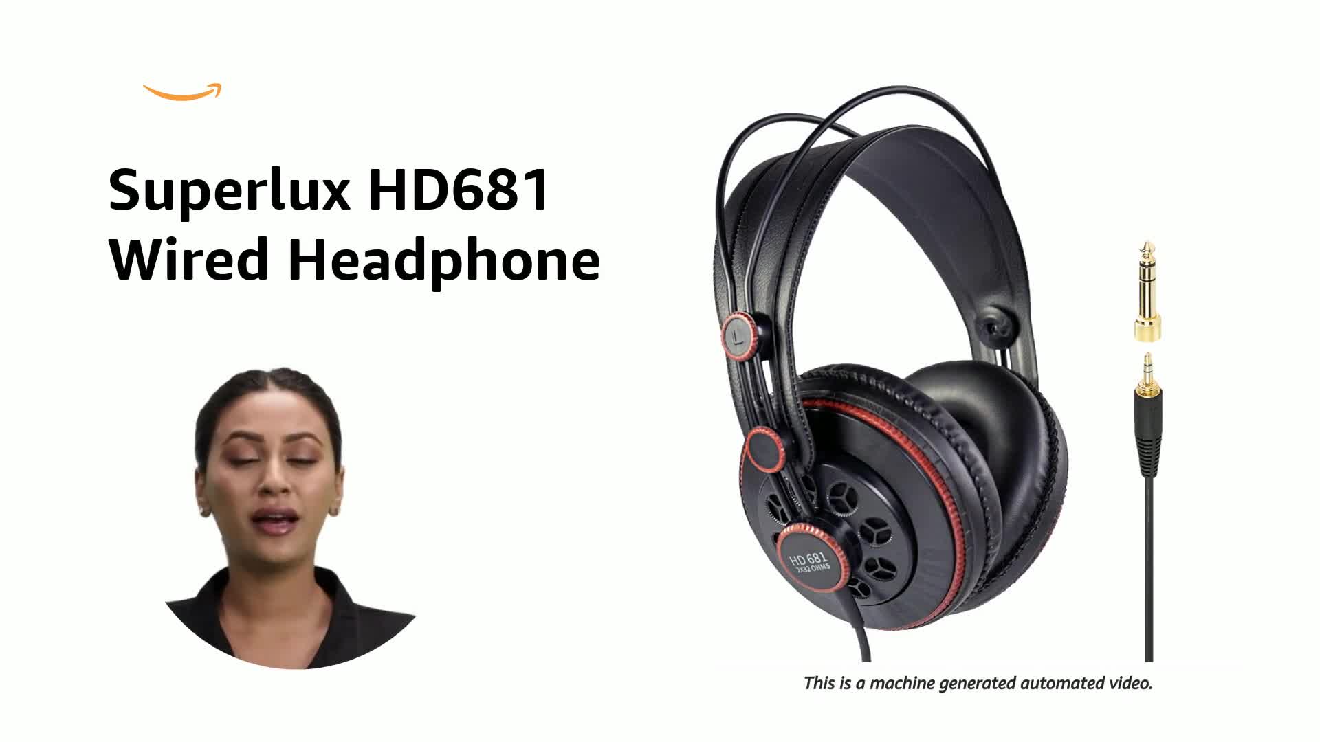 Superlux HD681 Wired Semi Open Headphone Without Mic (Black