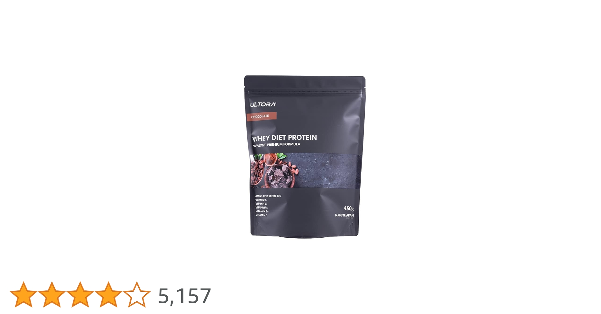 Amazon | ULTORA ウルトラ ホエイ プロテイン 1kg 450g 人工甘味