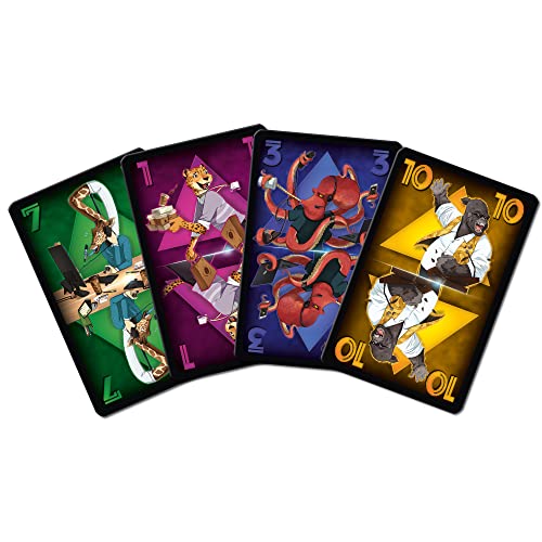 HeidelBär Games Animal Poker - Entertaining Card Game with Animal Illustrations - Fun Family Game and Official Successor of Career Poker - English - 4-8 Players - Ages 8+ – Bild 6