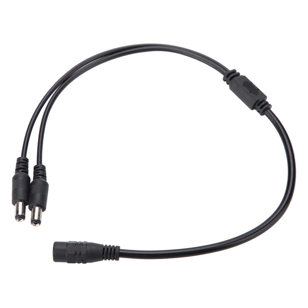 Kabel adaptera rozdzielacz, do kamery CCTV, system zasilania i taśmy LED, przyłącze oświetlenia, 1 gniazdo na 2/3/4/5 rozdzielacz kabel adapterowy Camcorder kabel zasilający (1 gniazdo na 2 wtyczki)