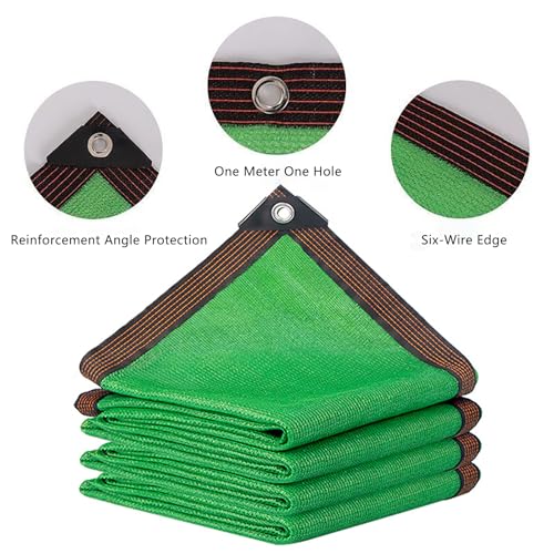 Malla parasol con ojales y tejido resistente al desgarro para sombreado exterior 8