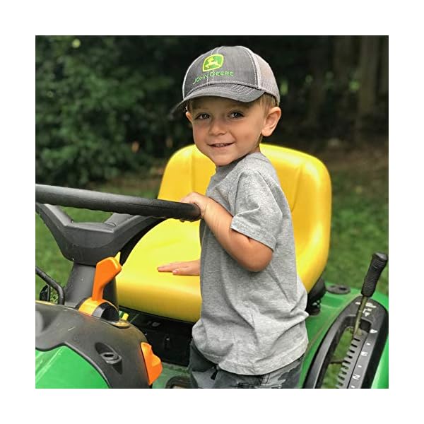 John Deere Toddler Kids Dark Denim Meshback Cap-Charcoal-Os – Bild 4