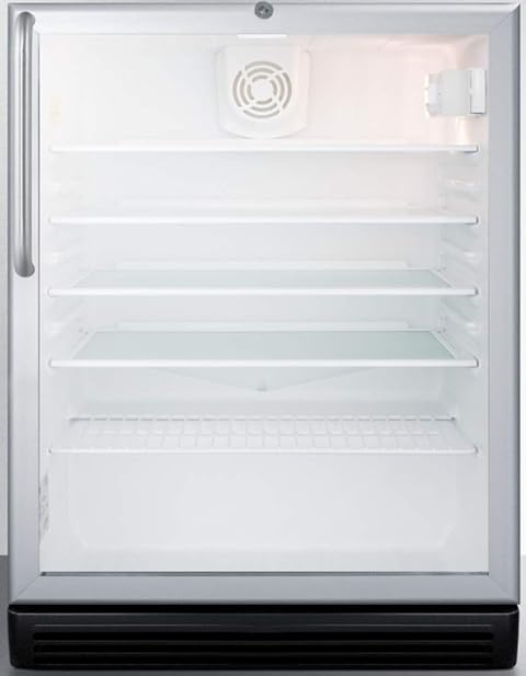 Summit Appliance SCR600BGLTBADA 5.5 cu ft Beverage Cooler Black