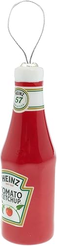 Miniatura 5 de Ruz Fun Food Heinz - Juego de adornos navideños de ketchup, spam y rancho del valle oculto, decoración de árbol para interiores y exteriores,