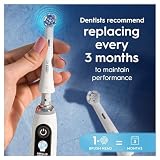 Oral-B Wymienne głowice iO Series Ultimate Clean, oryginalne okrągłe głowice, włosie CrissCross, usuwanie płytki nazębnej, 3